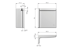 Libra H11 cache anthracite droite  