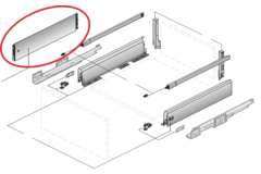 TopSide ArciTech, 650 mm, (186/ 94, 218/126) antraciet, links en rechts