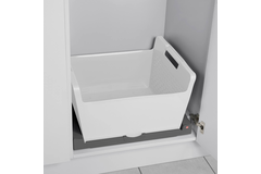Hailo laundry panier a linge blanc 