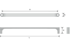 Greep boho ba160 l172 zamak gunmetal