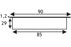 Passe cable alu  