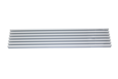 Grille aeration four alu mat 598 x 120,5 mm  