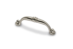 Greep Alberta, boorafstand 96, L 110 mm, B 14 mm, H 28 mm, roestvrij staal finish geborsteld