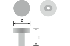 Knop STONE