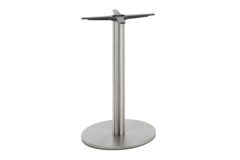 Pietement inox d.600mm h.730mm  