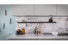 Horizon reling-kit 900mm zwart incl. bevestigingen, 3 haken en rolhouder