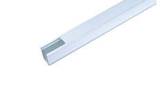 Profil led Channelline Micro net encastre 2000mm A lu avec cache pvc