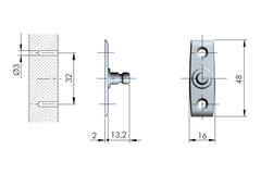Fixation latérale K12 