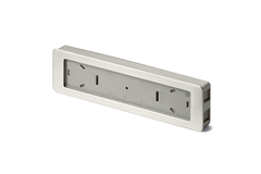 Poignée d'insertion Touch in Entraxe de perçages A 172 mm, aspect inox brossé