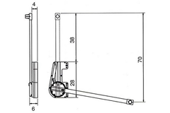 Élévateur lift 700 15 kg gris  
