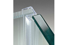 Joint avec butée 90° l2200mm pour verres 10/12 mm 