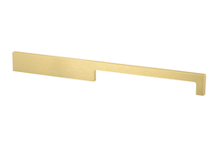 Poignée drimo 320mm alu or brossé asymm 