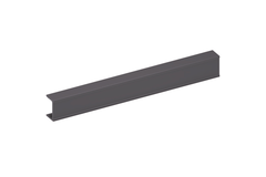 Kiaro profilé alu 550mm gunmetal 