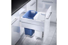 Hailo Laundry Carrier k.45 2x33l blanc 