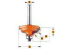 Profielfrees met geleidelager r=4,8 - 3,6 d=34,2 i=13 hw