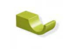 Hewi 800.90.01090 crochet simple 50mm vert pomme 