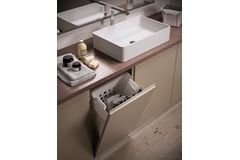 Laundry system c.500mm 40l blanc 