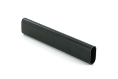 Tube de penderie ovale 30x14/1500mm alu noir mat 