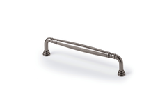 Greep Gissi, boorafstand 128, H 29 mm, ø 12 mm, tinkleurig