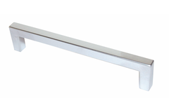 Poignée U BA192 L200.5 zamac mat chrome