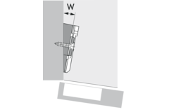 Adaptateur d'angle pour plaques de montage cruciformes, 5°