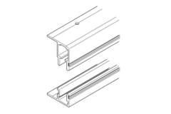 Hawa Multifold railset 1800mm