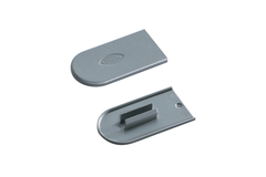 Cabineo afdekkappen 100st RAL 7005 muisgrijs