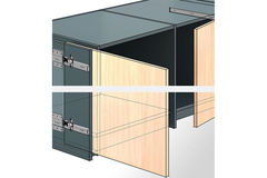 Système de porte pivotante coulissante KA 5740 / 700 mm