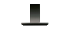Novy Flatline 90 cm mineral black wanddampkap