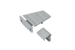 Meenemer voor inliggend front, grijs