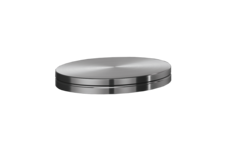 Adaptateur tablette verre support bar ø50mm inox 
