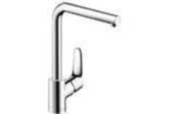Hansgrohe Focus mitig.evier pivotant inox look  