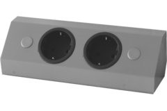 Box multiprises 2p b-f 200mm inox  