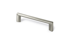 Poignée Chalcis, entraxe de perçages 128, L 147 mm, B 11 mm, H 31 mm, aspect inox brossé