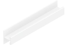 Profil-H horizontal PRH10V Terra 4m alu blanc  