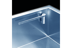 Porte-lavette inox droit  