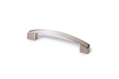Poignée Vantania, entraxe de perçages 128, L 144 mm, B 14 mm, H 27 mm, aspect inox brossé