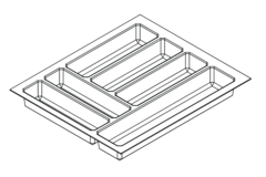Insert Visio b335-380x d360-430mm antidérapant  anthracite 