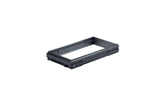 Traploos in de breedte verstelbaar hangmapregisterframe Systema Top 2000, 
 1032 - 1204, zwart