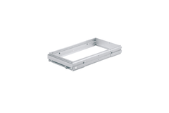 Traploos in de breedte verstelbaar hangmapregisterframe Systema Top 2000, 
 866 - 1038, Aluminiumkleurig