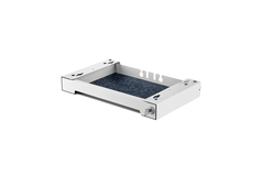 SmarTray en acier 50 mm avec cassette (emballage individuel), blanc