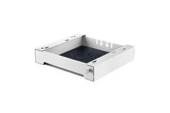SmarTray staal 75 mm met cassette (losse verpakking), wit