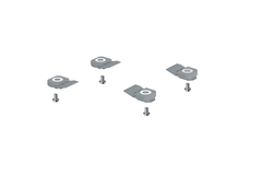 Kit d’assemblage pour SmarTray en acier avec cassette ou tablettes