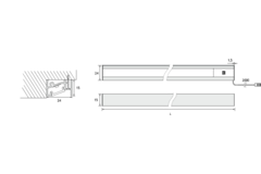 Geocorner xT-Vela 900mm 6,4W 3000K