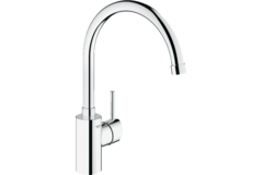 Grohe concetto c mitigeur inox-look  