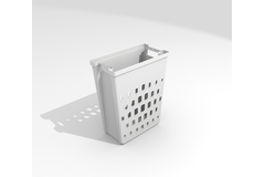 Laundry system c.500mm 40l blanc 