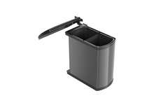 Hailo uno 18l antraciet /zwart