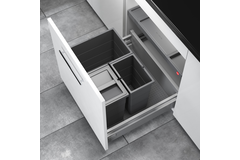 Hailo allegro c.60 cm h.295 mm 18+2x8l anthracite 