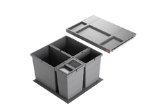 Hailo allegro c.60 cm h.295mm 2x18+2x8l anthracite 