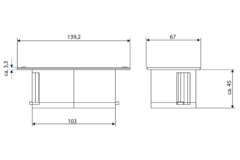 Due rvs-look 2 stopcontacten d-nl-l